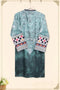 Women's Printed Cotton Kurti SW2217A - Green