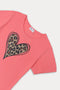 Women's Graphic T-Shirt WT12 - Coral Pink