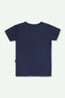 Girls Embellish Graphic T-Shirt - Navy Blue