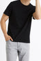 Men Premium Lycra R-neck Tee (Original CELIO) - Black