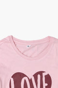 Girls Branded Graphic Tee F/S - Pink