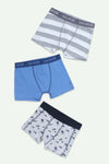 Boy Boxer Shorts Pack of 3 (Assorted)