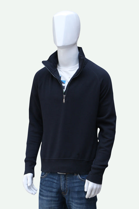 Men Fleece Mockneck (Brand: Payper) - Navy