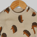 Boys Throne Mouse Printed Tee - L/Brown