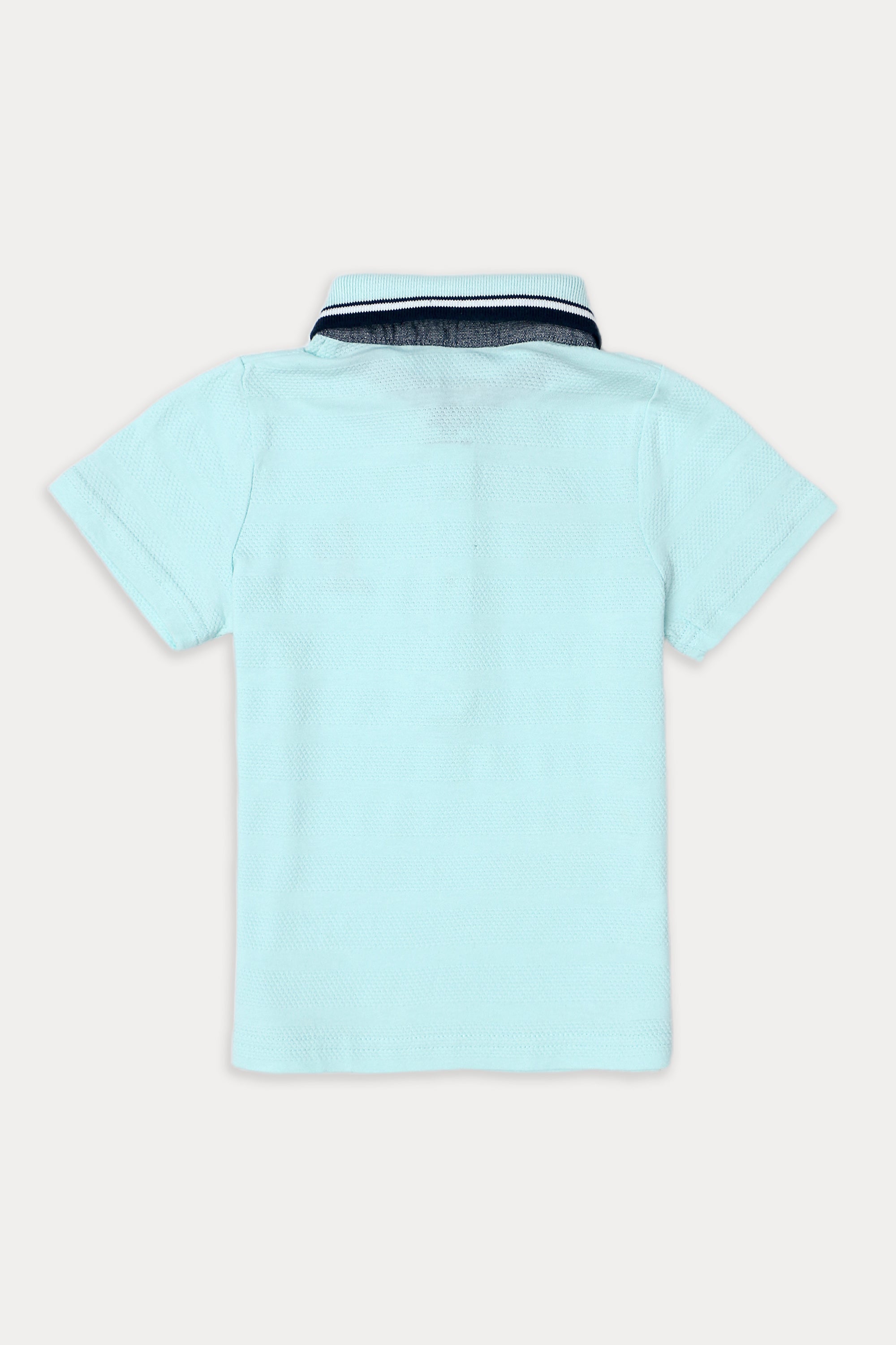 Boys Branded Polo - Mint
