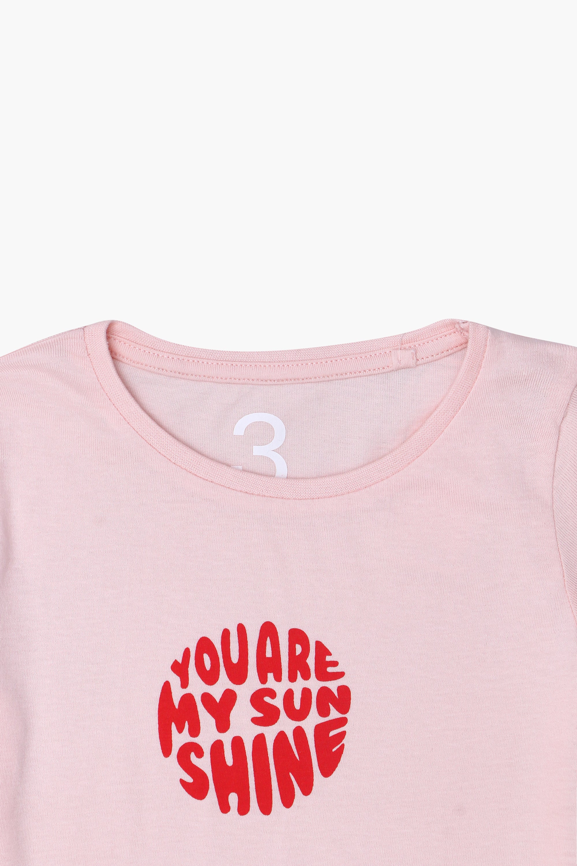 Girls Branded Graphic T-Shirt - L/Pink