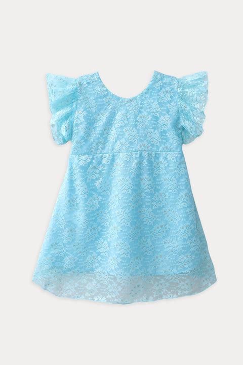 Girls Fancy Frock JGF07 - Blue