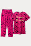Women's Graphic Loungewear WNS23002 - D/Pink