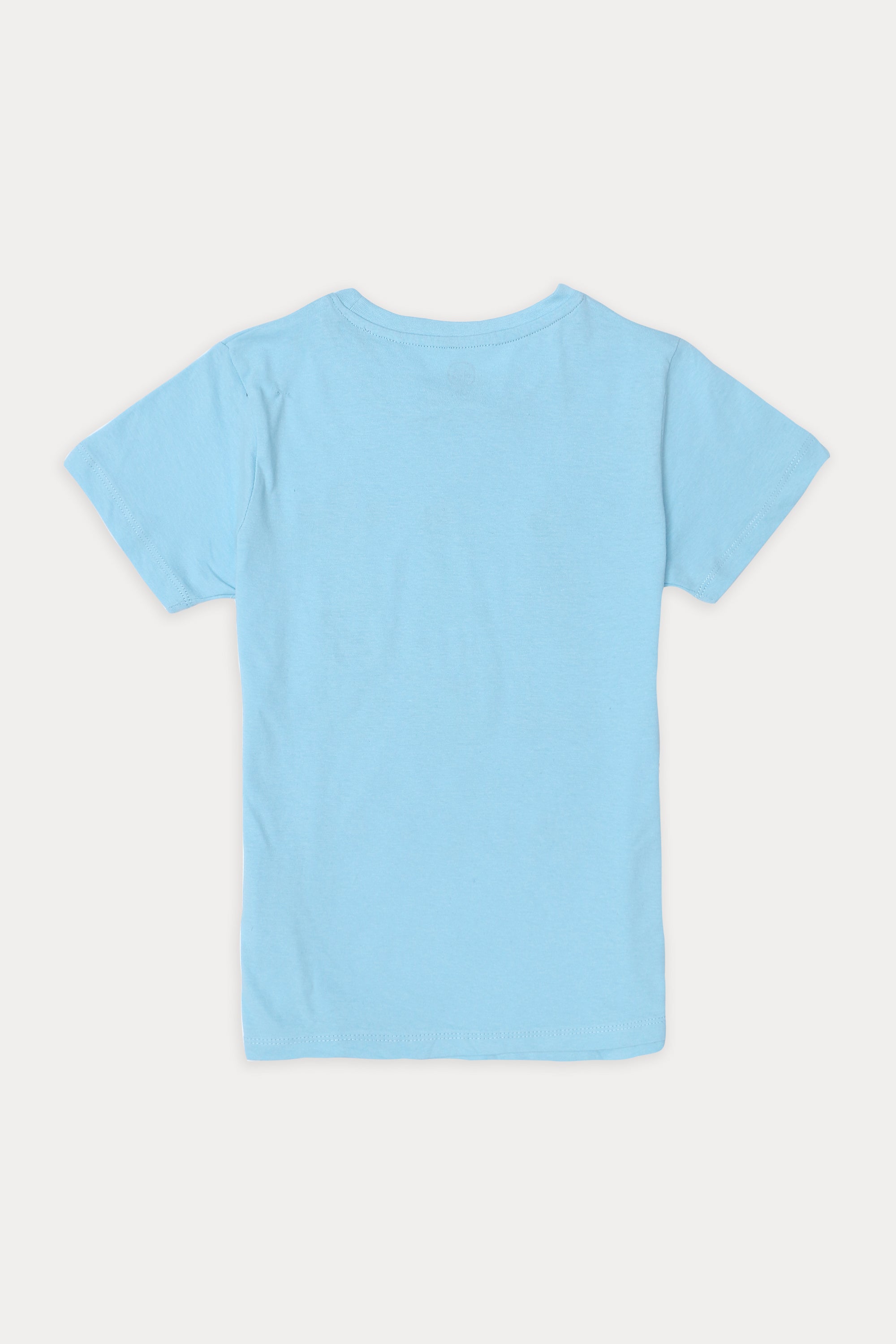 Boys Branded Graphic T-Shirt - Sky Blue
