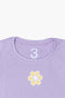 Girls Branded Graphic T-Shirt - L/Purple