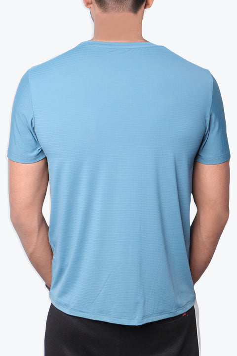 Men Sports Wear T-Shirt - Air Force Blue