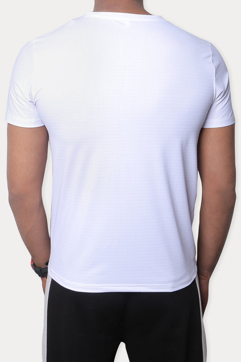 Men Sports Wear T-Shirt - White