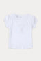 Girls Branded Graphic T-Shirt  - White