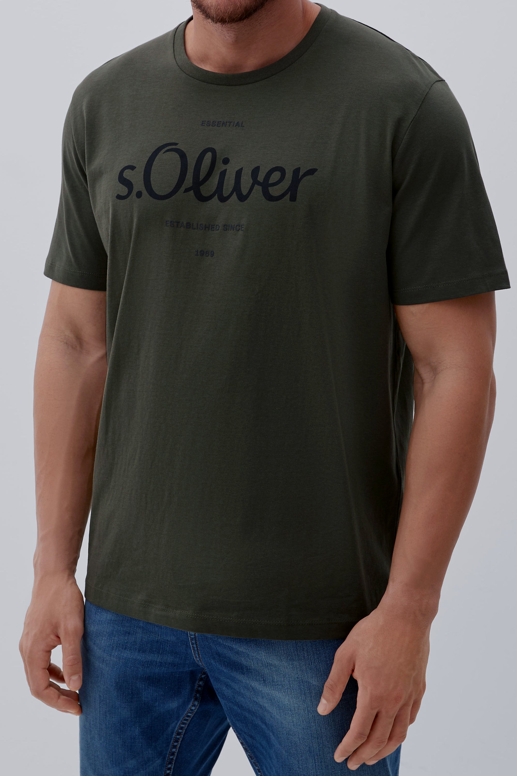Men Brand: S.Oliver 100% Original Bangladesh Fabric Tees - Gray– Expostorepk