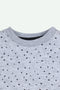 Girls Graphic Fleece Sweatshirt - Gray