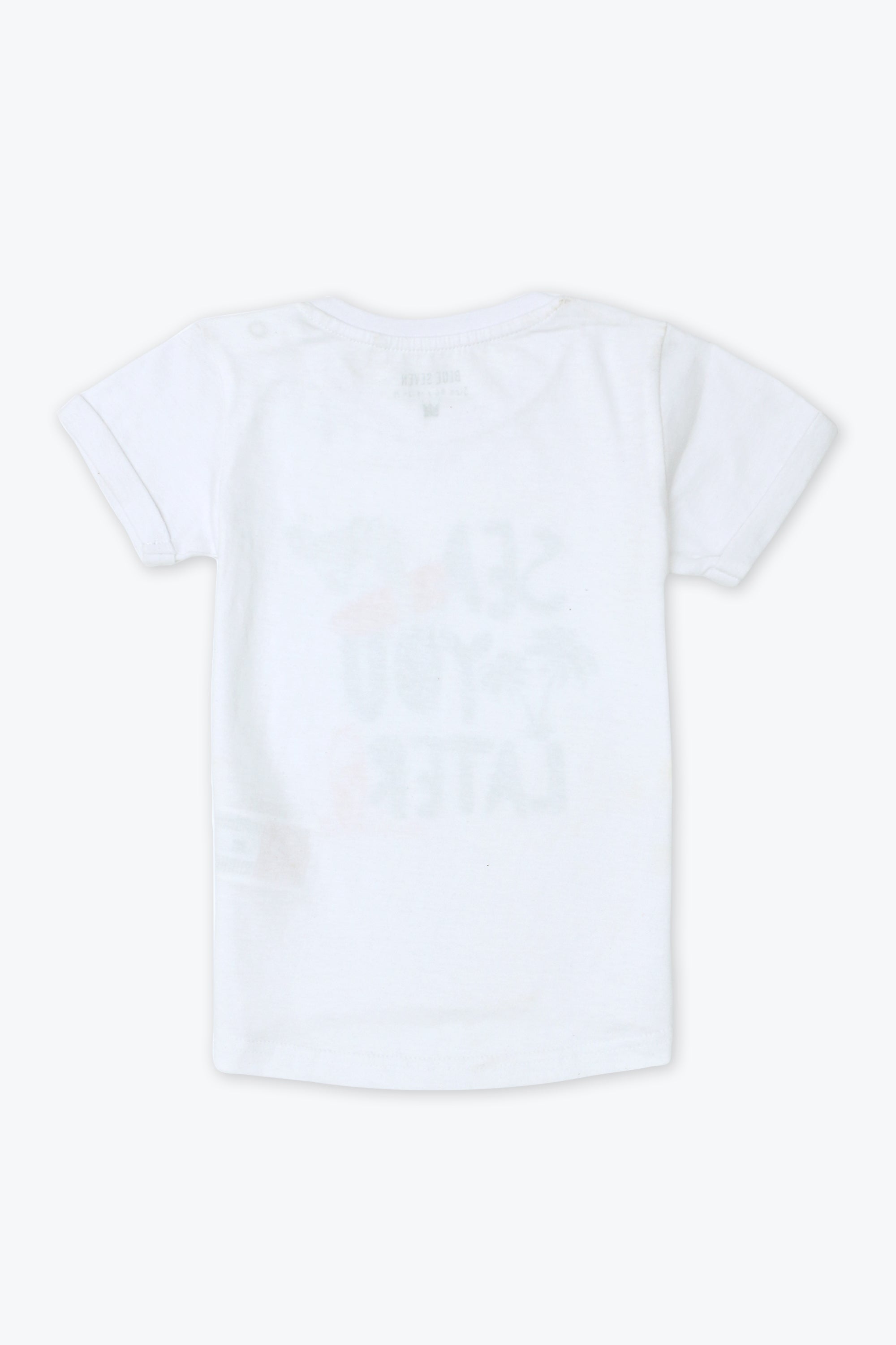 Boys Branded Graphic T-Shirt - White