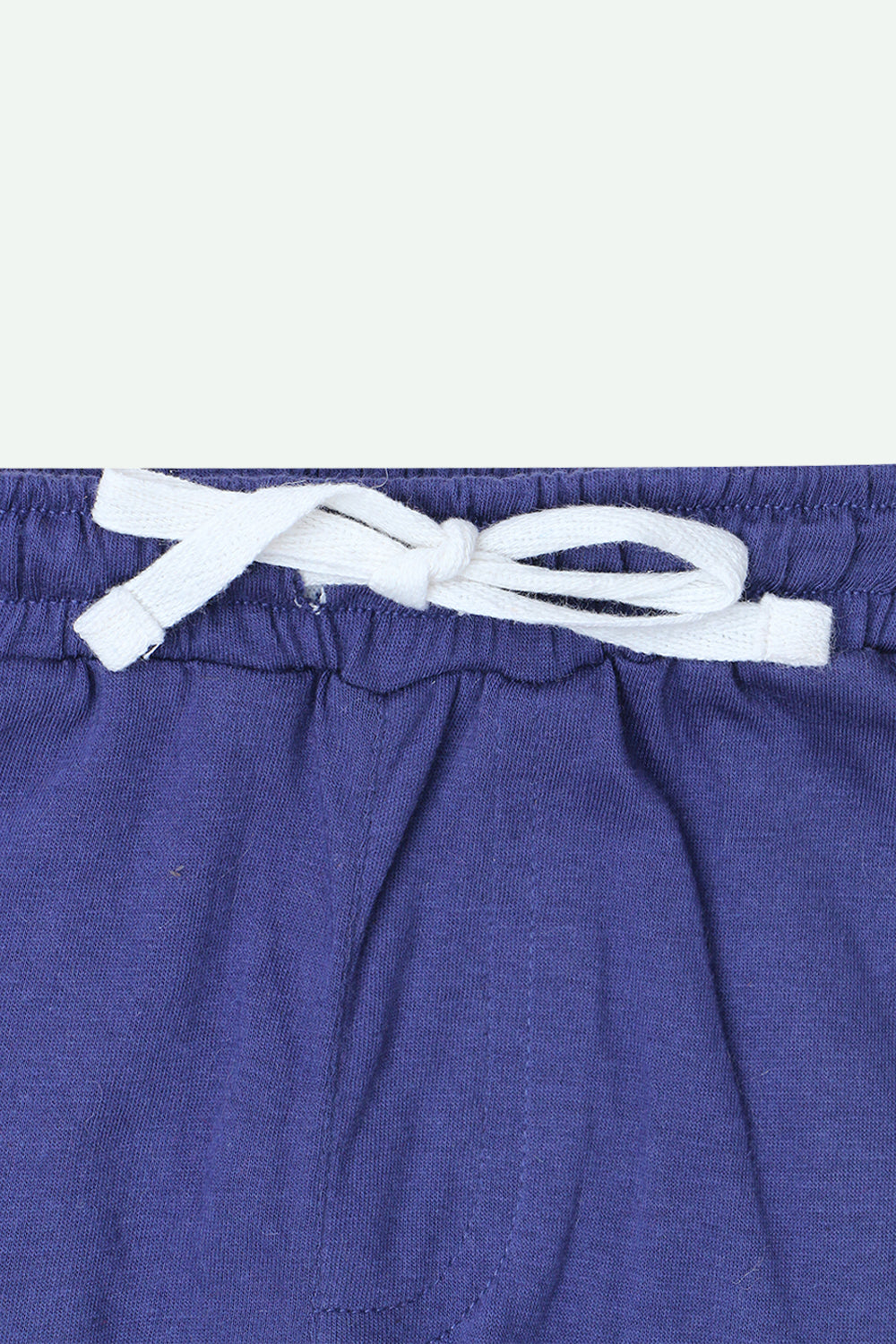 Boys Jersey Short - Navy & Red