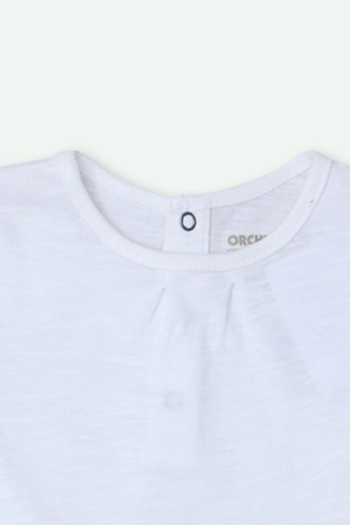 Girls Graphic T-Shirt - White