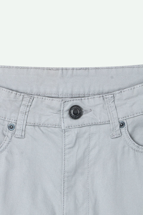 Men Stretch 5 Pocket Cotton Pant (Brand: MAX)  - L/Gray