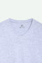 Men V-Neck Jersey Tees (Brand: Lower East) F/S - Heather Gray