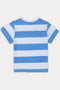Boys Stripes T-Shirt (Brand: MAX) - Blue & White
