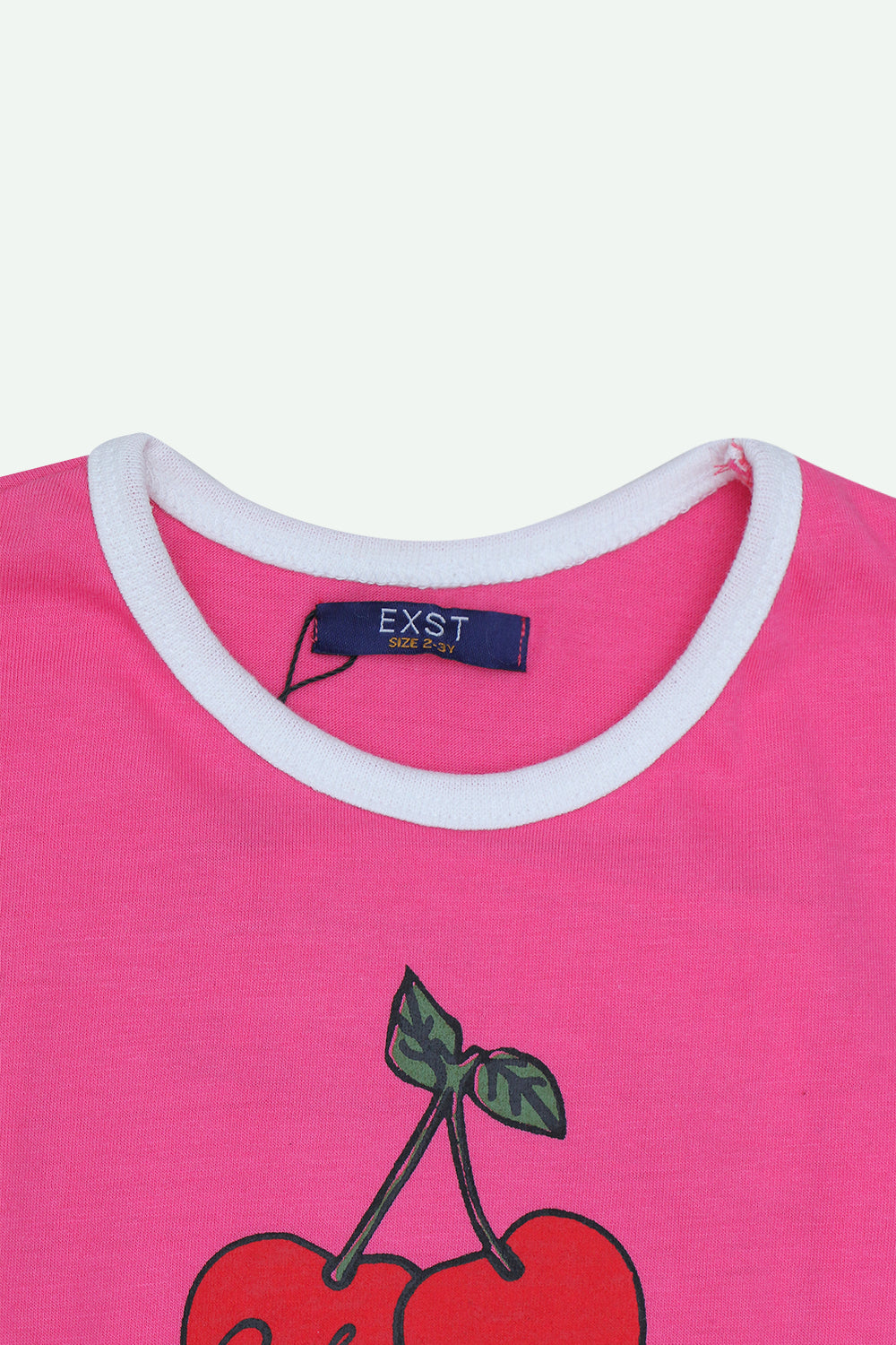 Girls Lycra T-Shirt - Hot Pink