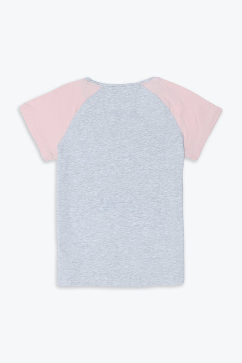 Women's Branded Graphic Raglan T-Shirt - Heather Gray
