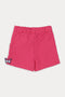 Girls Branded Graphic Terry Short - Hot Pink