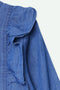 Girls Denim Shirt With Frill F/S GDT-004