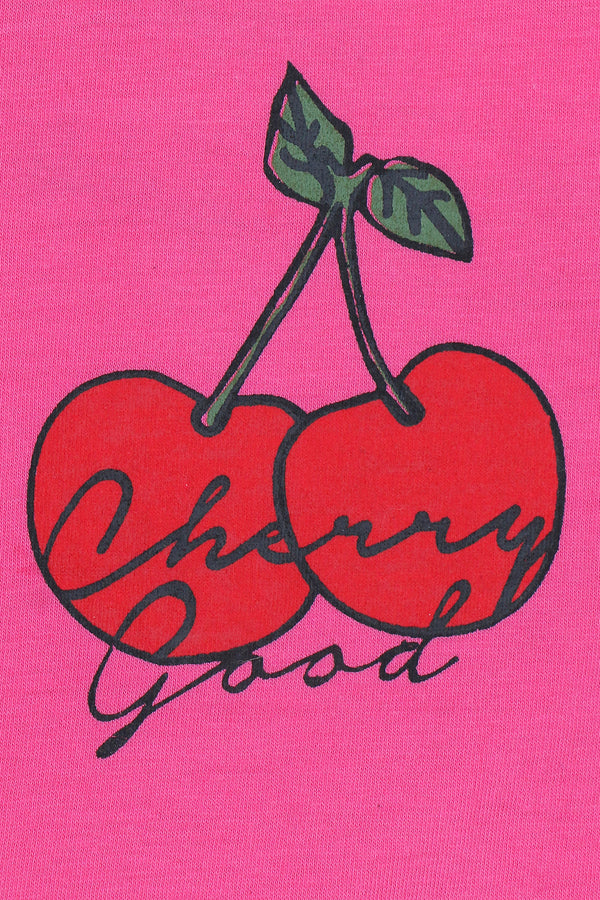 Girls Lycra T-Shirt - Hot Pink