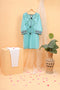 Women's Digital Printed Cotton Kurti SW2230 - Sea Green
