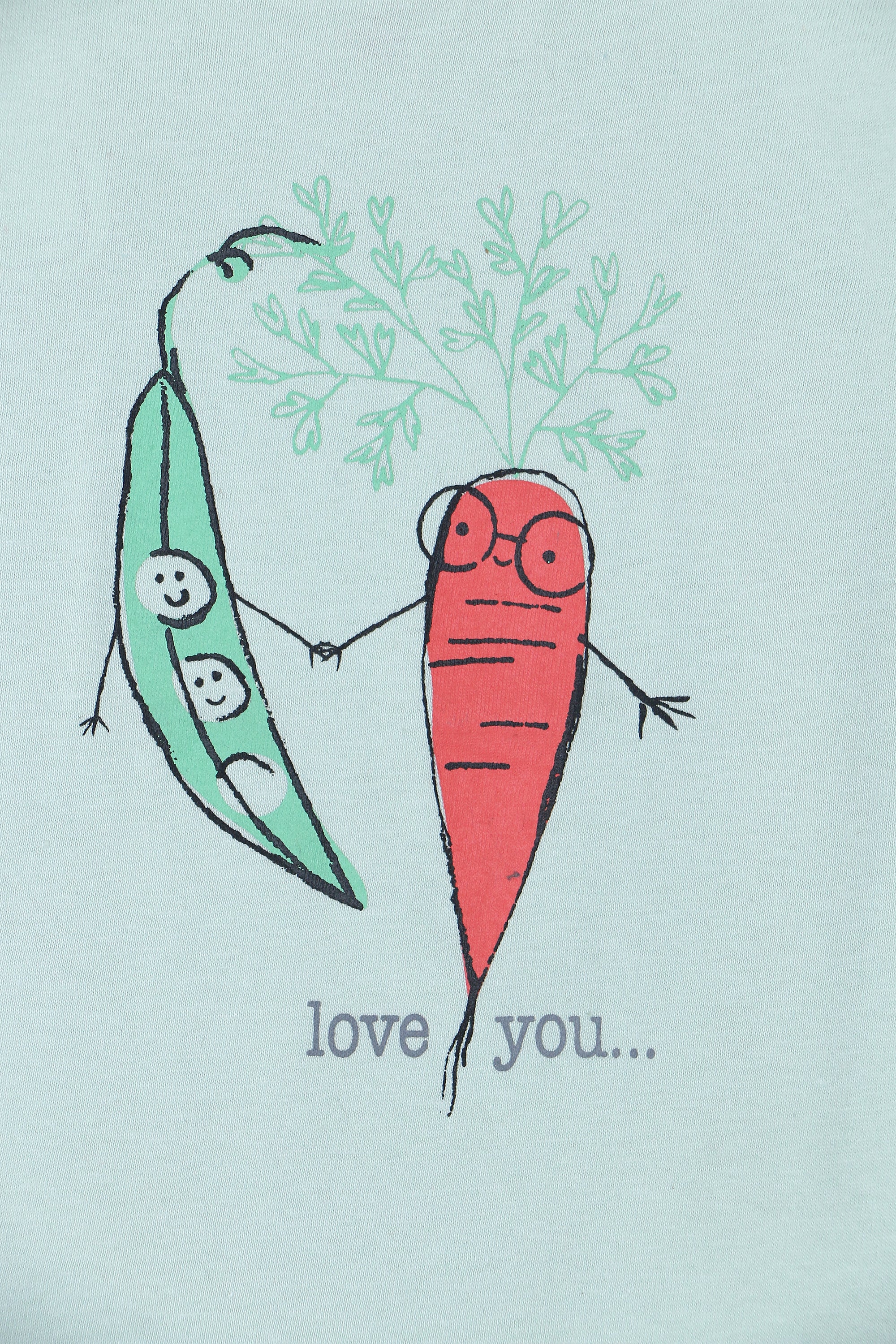 Girls Branded Graphic T-Shirt - Light Green