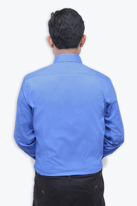 Men Formal Shirt High Quality MFS23-3 Blue
