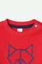 Boys Graphic Fleece Sweatshirt - Red