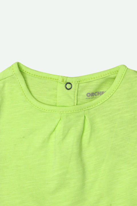 Girls Graphic T-Shirt - Green