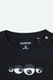 Boy Branded Embroidered Graphic Tee - Black
