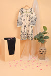 Women's Digital Printed Lawn Kurti SW23-12 - Beige
