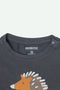 Boy Branded Graphic Tee - Charcoal