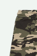 Boys Casual Terry Short - Camouflage