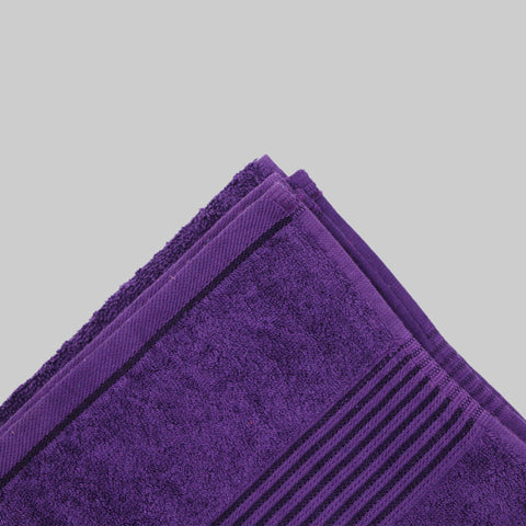 Dyed Cotton Hand Towel 50x100 - Purple