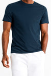 Men Premium Lycra R-neck Tee (Original CELIO) - Navy