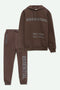 Men's Branded Graphic Tracksuit - Brown