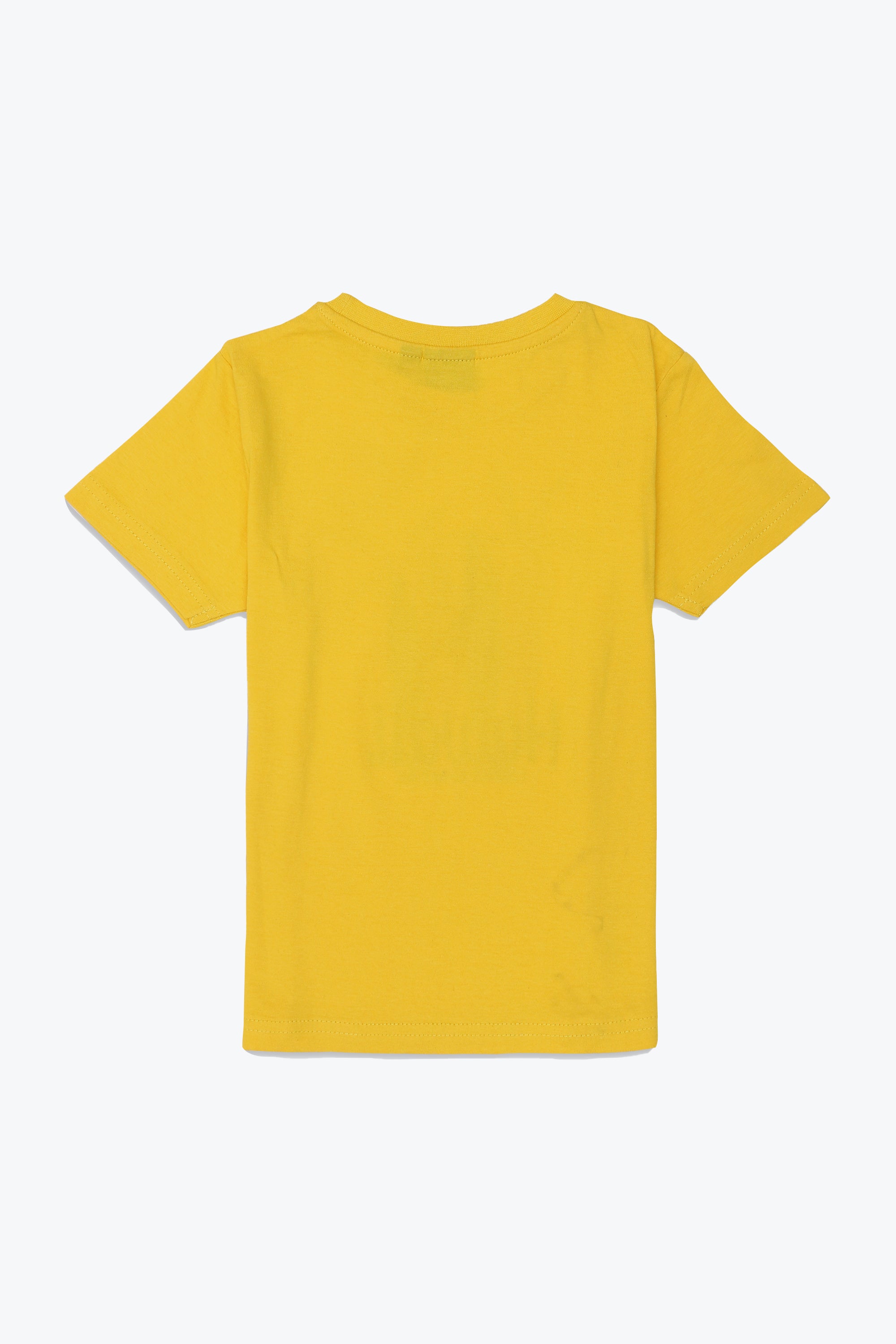 Boys Branded Graphic T-Shirt - Mustard