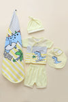 Infant Baby 5-Piece Suit Gift Set 016 - Yellow