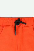 Boys Graphic Fleece Trouser - Orange