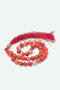 Sulemani Aqeeq Tasbih 33 Round Beads - Red