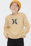 Boys Branded Fleece Sweatshirt - Golden Yellow