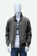Men Fleece Zipper Jacket - Gray