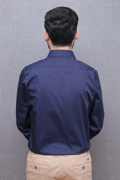 Men Formal Shirt High Quality MFS23-3 Dark Navy