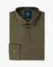 Men Hard Collar Formal Shirt MFS23-1 Olive